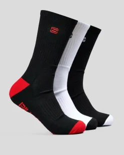 Socks*Billabong Bracket Wave Socks 3 Pack Multi