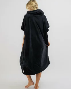 Beach Accessories & Towels*Rip Curl Brand Hooded Towel Black/grey