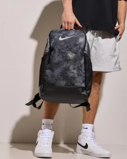 Bags*Nike Brasilia 9.5 Camo Backpack Iron Grey/black (Light Smoke Grey)