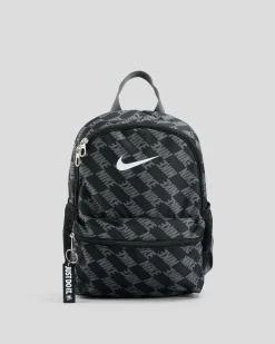 Bags*Nike Brasilia Mini Backpack Black/iron Grey/white
