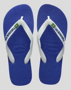 Flip Flops & Sandals|Flip Flops*Havaianas Brazil Logo Thongs Marine Blue