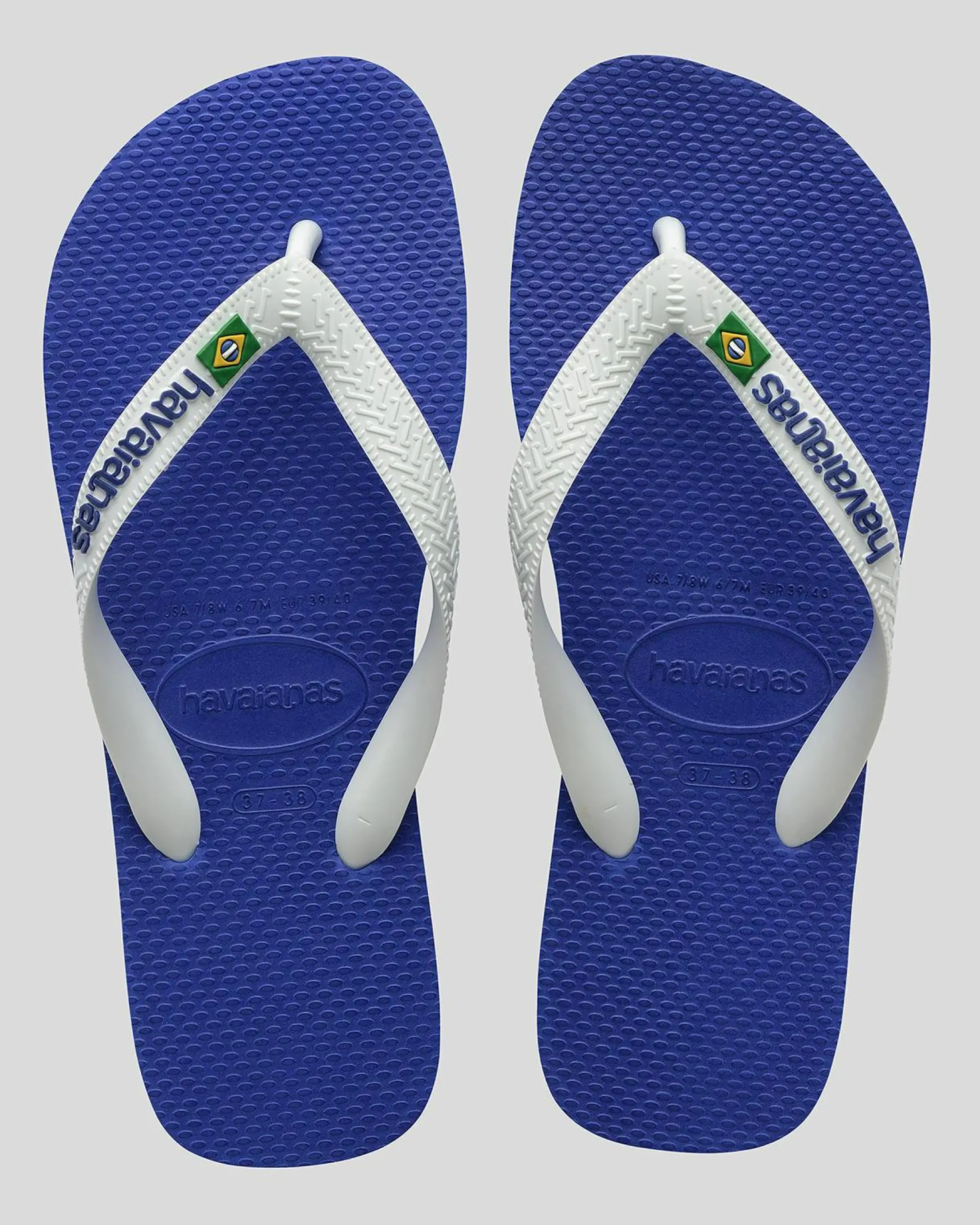 Flip Flops & Sandals|Flip Flops*Havaianas Brazil Logo Thongs Marine Blue
