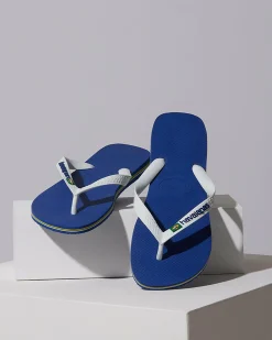 Flip Flops & Sandals|Flip Flops*Havaianas Brazil Logo Thongs Marine Blue