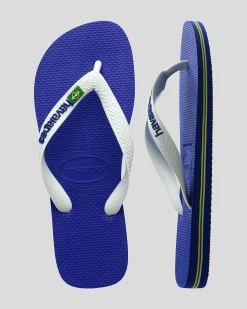 Flip Flops & Sandals|Flip Flops*Havaianas Brazil Logo Thongs Marine Blue