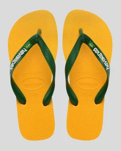 Outlet Brazil Logo Thongs Women Flip Flops & Sandals|Flip Flops