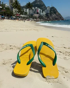 Outlet Brazil Logo Thongs Women Flip Flops & Sandals|Flip Flops