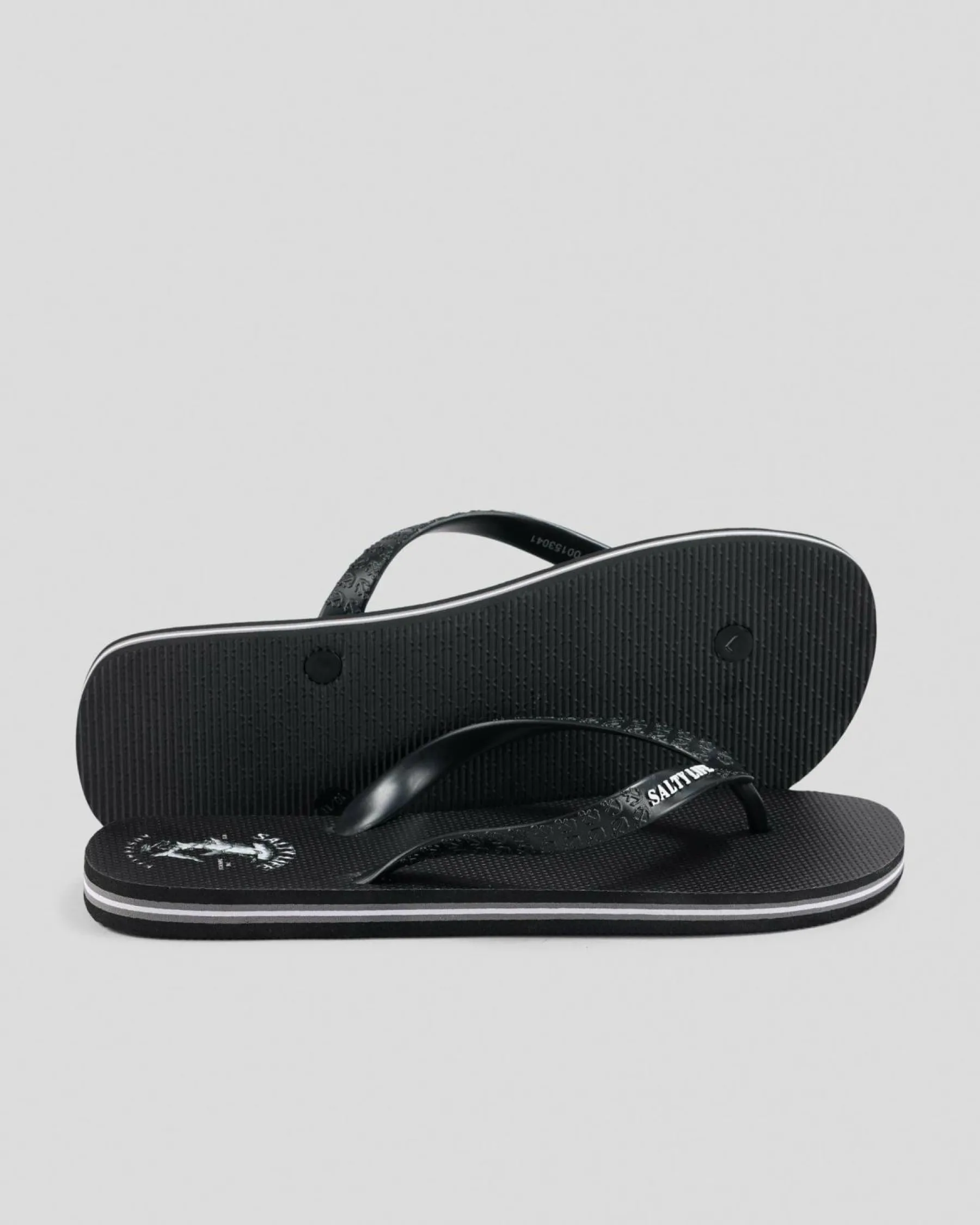 Flip Flops & Sandals*Salty Life Breach Thongs Black/grey