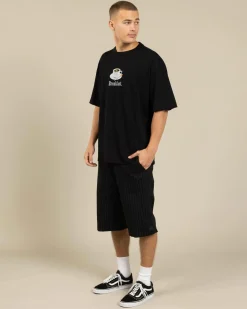 Tops & T-Shirts*Threadheads Breakfast Coffee Oversized T-Shirt Black
