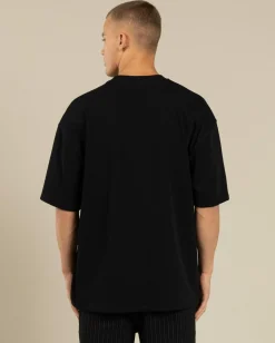 Tops & T-Shirts*Threadheads Breakfast Coffee Oversized T-Shirt Black