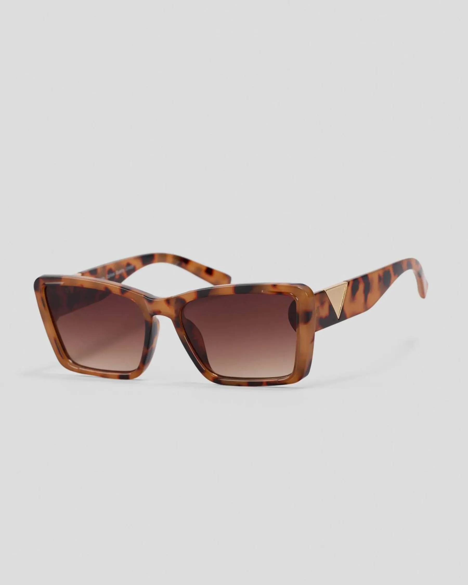 Sunglasses*Indie Eyewear Brielle Sunglasses Milky Tort/gd Brn