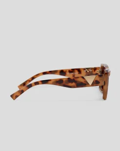 Sunglasses*Indie Eyewear Brielle Sunglasses Milky Tort/gd Brn