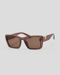 Sunglasses*Indie Eyewear Brielle Sunglasses Dk Brn/brn