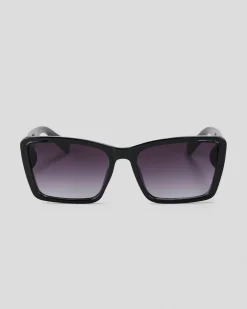 Sunglasses*Indie Eyewear Brielle Sunglasses Black/smk
