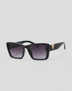Sunglasses*Indie Eyewear Brielle Sunglasses Black/smk