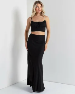 Online Brighton Hawaii Maxi Skirt Women Sets|Linen Blend