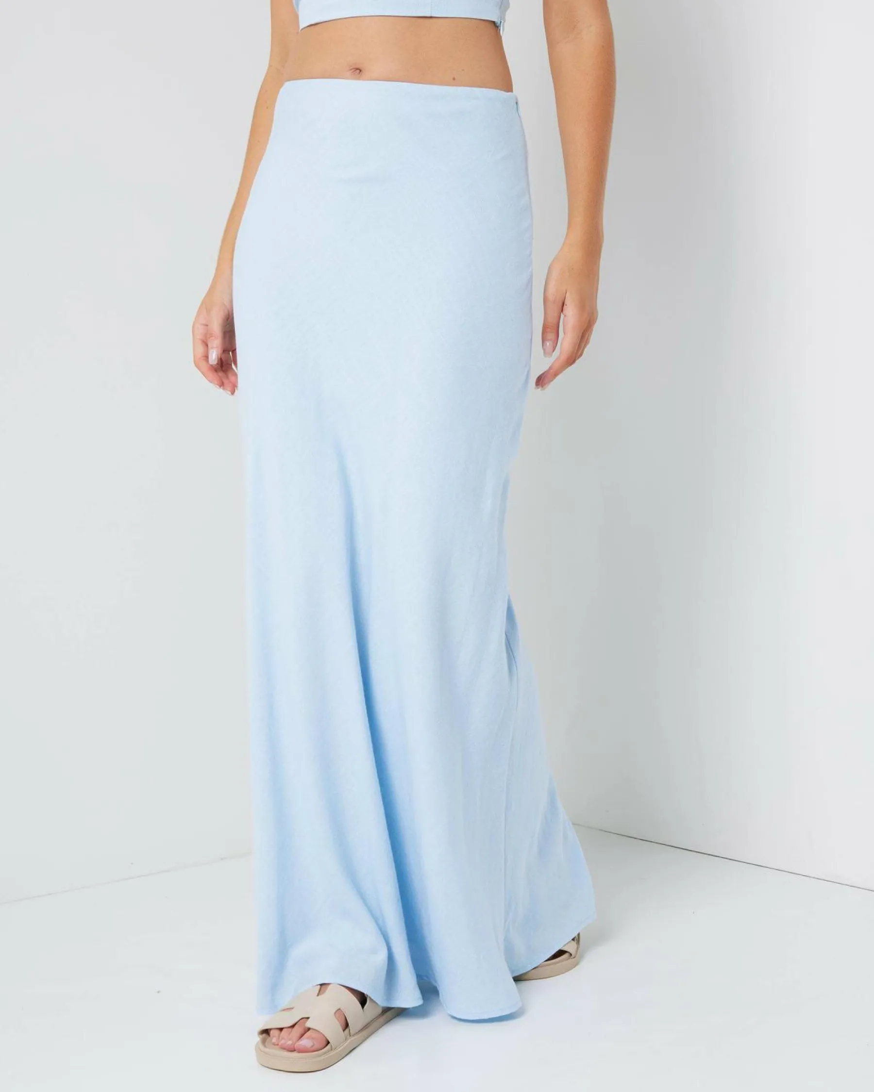 Clearance Brighton Hawaii Maxi Skirt Women Sets|Linen Blend