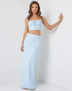 Clearance Brighton Hawaii Maxi Skirt Women Sets|Linen Blend