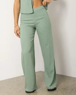Clearance Brighton Hawaii Pants Women Sets|Linen Blend
