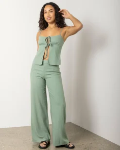 Clearance Brighton Hawaii Pants Women Sets|Linen Blend