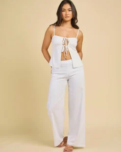 New Brighton Hawaii Pants Women Sets|Linen Blend
