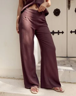 Discount Brighton Hawaii Pants Women Sets|Linen Blend