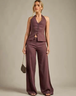 Discount Brighton Hawaii Pants Women Sets|Linen Blend