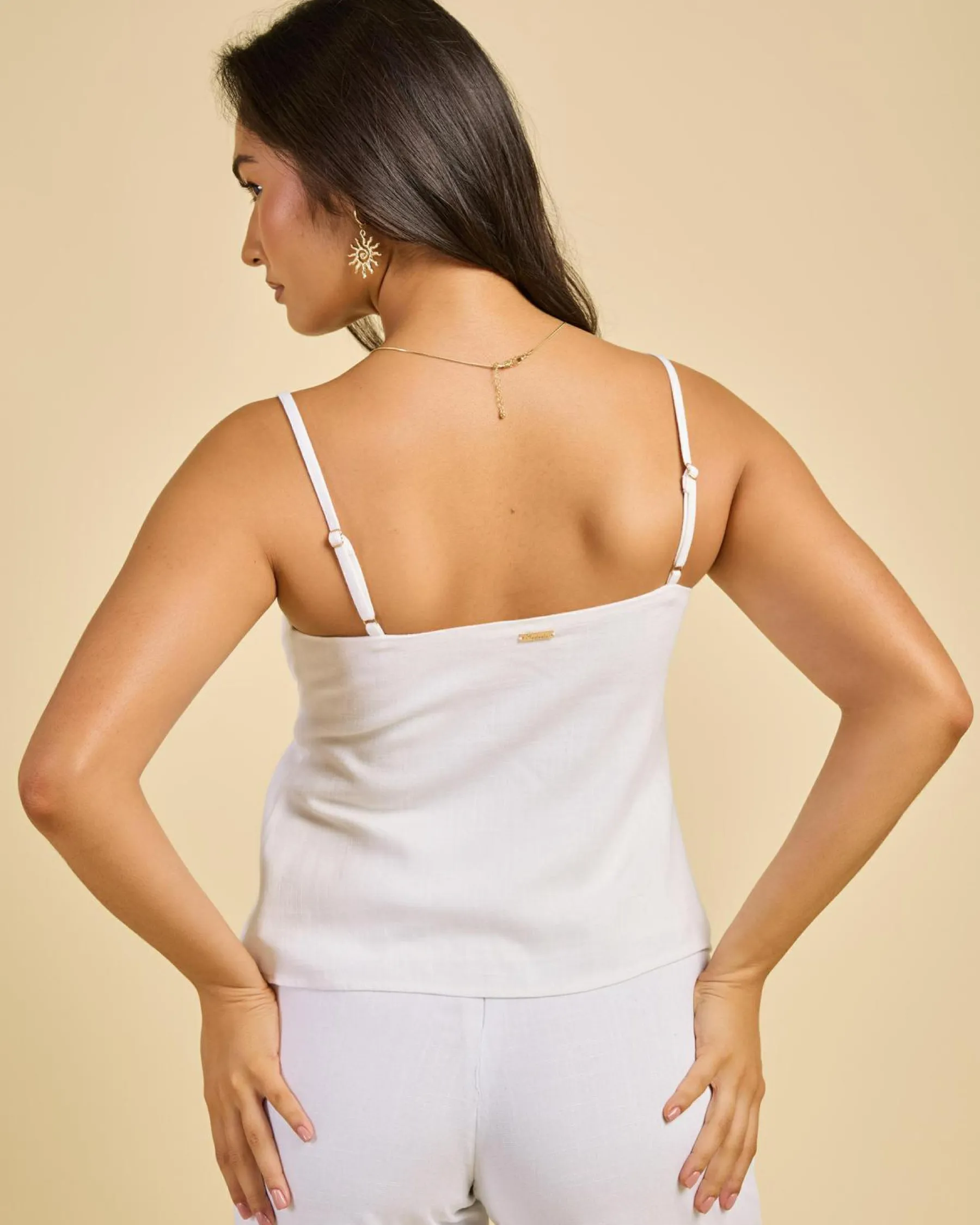 Sets|Tops*Mooloola Brighton Hawaii Tie Top White