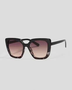 Sunglasses*Indie Eyewear Brighton Sunglasses Black To Tort