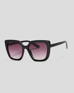 Sunglasses*Indie Eyewear Brighton Sunglasses Black/gr Smoke