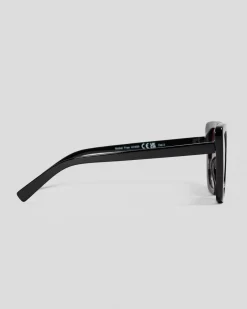 Sunglasses*Indie Eyewear Brighton Sunglasses Black/gr Smoke
