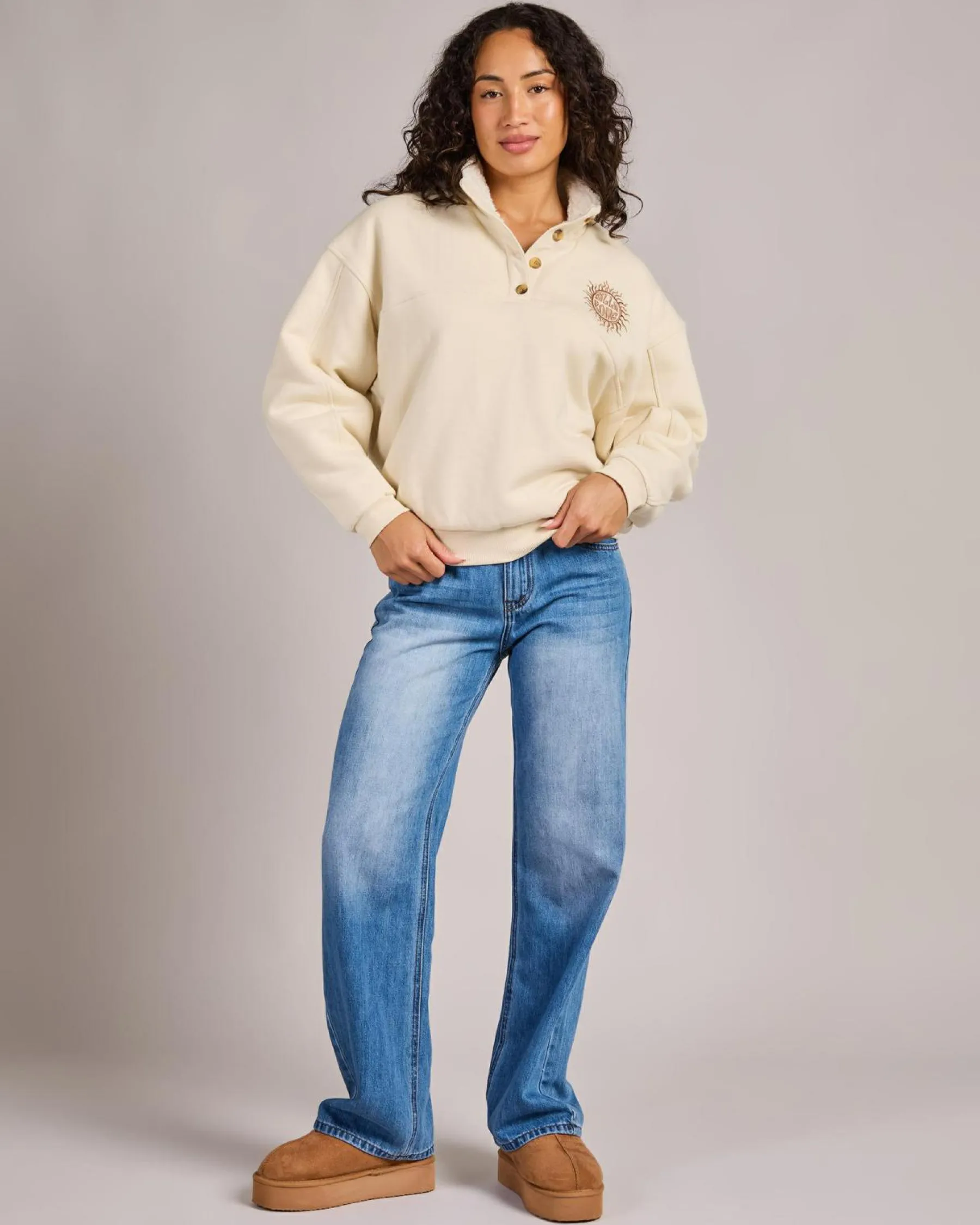 Jumpers & Hoodies*Billabong Bring The Sun Sweatshirt Whitecap