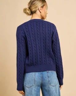 Best Bristol V Neck Knit Jumper Women Knitwear|Jumpers & Hoodies