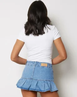 Best Britney Denim Skort Women Denim|Bottoms