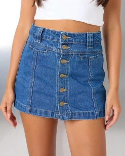 Sale Britty Skort Women Denim|Bottoms