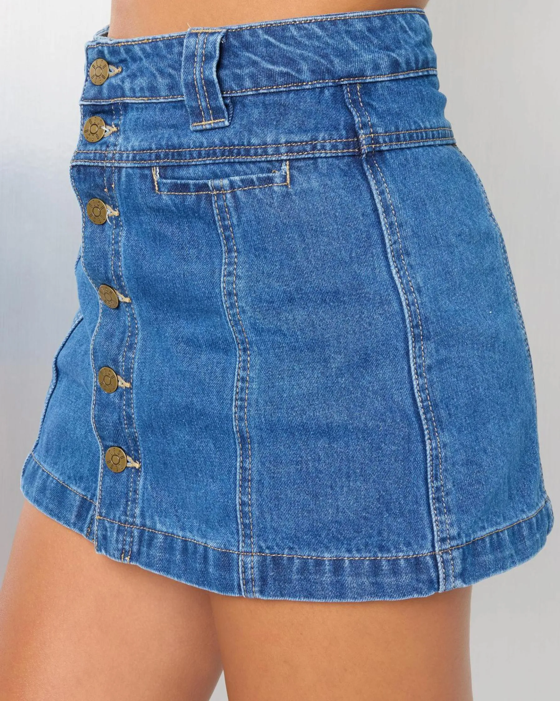 Sale Britty Skort Women Denim|Bottoms