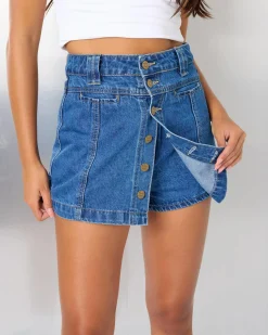 Sale Britty Skort Women Denim|Bottoms