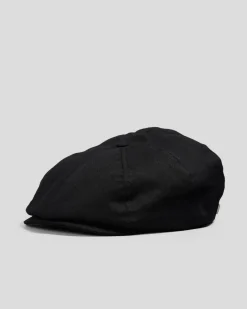 Headwear*Brixton Brood Newsboy Cap Black