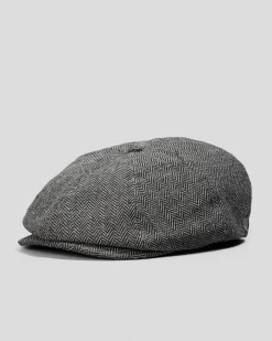Headwear*Brixton Brood Newsboy Cap Grey/black