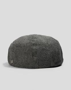 Headwear*Brixton Brood Newsboy Cap Grey/black