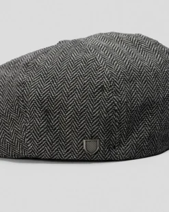 Headwear*Brixton Brood Newsboy Cap Grey/black