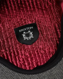 Headwear*Brixton Brood Newsboy Cap Grey/black