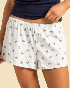 Bottoms*Malibu Lounge Brother Bear Boxer Brown/blue