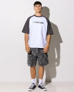 New Bubble Raglan Short Sleeve T-Shirt Tops & T-Shirts