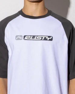 New Bubble Raglan Short Sleeve T-Shirt Tops & T-Shirts