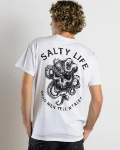Tops & T-Shirts*Salty Life Buccaneer Wetshirt White