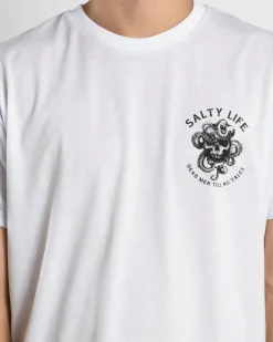 Tops & T-Shirts*Salty Life Buccaneer Wetshirt White