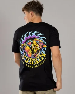 Tops & T-Shirts*Milton Mango Burnin 2 T-Shirt Black