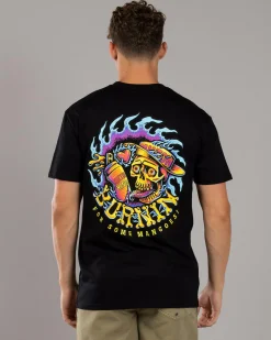 Tops & T-Shirts*Milton Mango Burnin 2 T-Shirt Black