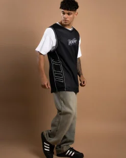 Tops & T-Shirts*Dexter Burnout Muscle Tank Black