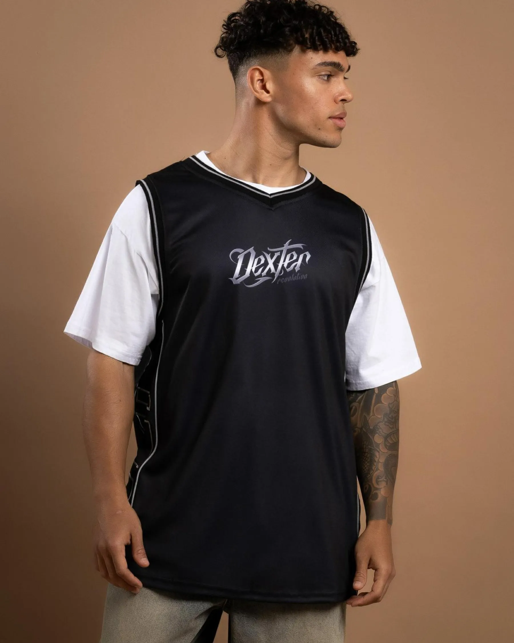 Tops & T-Shirts*Dexter Burnout Muscle Tank Black